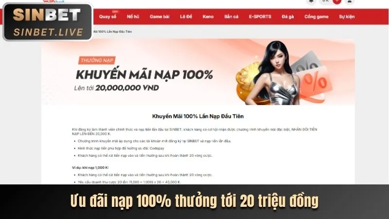 Khuyến mãi nạp tiền lần đầu cho cá cược thể thao